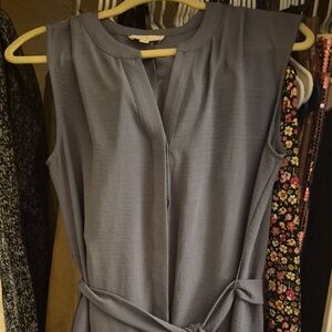 Fun 2 Fun Gray Sleeveless Jumpsuit